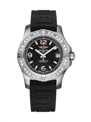 Remontoir à montres pour montre Breitling Colt Colt 36 Diamond / Volcano Noire / Rubber