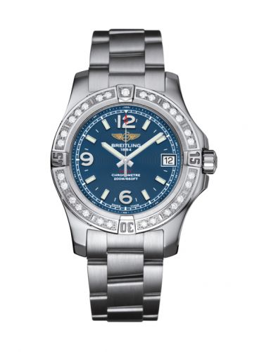 Remontoir à montres pour montre Breitling Colt Colt 36 Diamond / Mariner Bleu / Bracelet