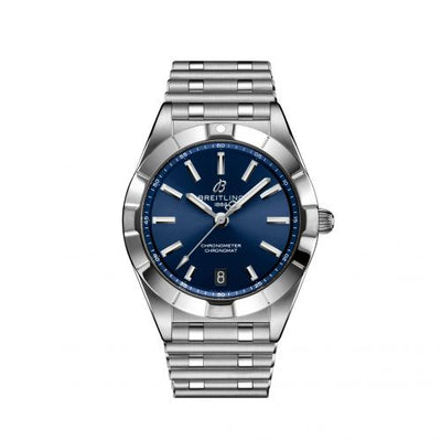 Watch Winder for watch Breitling Chronomat Chronomat 32 Stainless Steel / Blue / Rouleaux