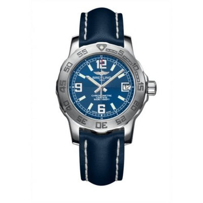 Remontoir à montres pour montre Breitling Colt Colt 33 Bleu / Calf