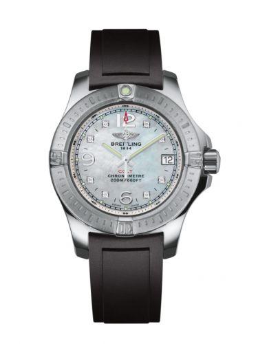 Watch Winder for watch Breitling Colt Colt Lady Pearl Diamond / Rubber / Pin