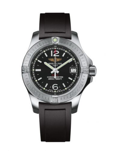 Remontoir à montres pour montre Breitling Colt Colt Lady Volcano Noire / Rubber / Pin