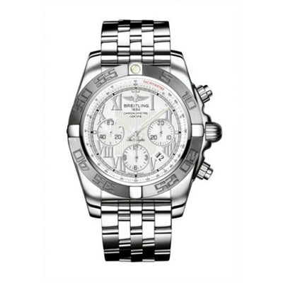 Remontoir à montres pour montre Breitling Chronomat Chronomat 44 Stainless Steel / Blanc - Roman / Bracelet