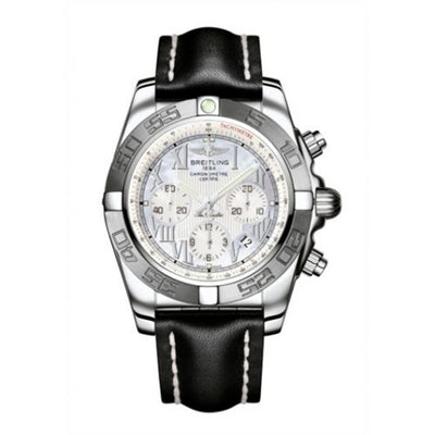 Remontoir à montres pour montre Breitling Chronomat Chronomat 44 Stainless Steel / MOP - Roman / Calf