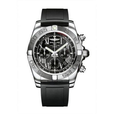 Remontoir à montres pour montre Breitling Chronomat Chronomat 44 Stainless Steel / Noire - Roman / Rubber