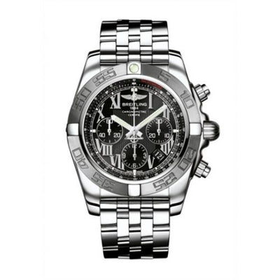 Remontoir à montres pour montre Breitling Chronomat Chronomat 44 Stainless Steel / Noire - Roman / Bracelet