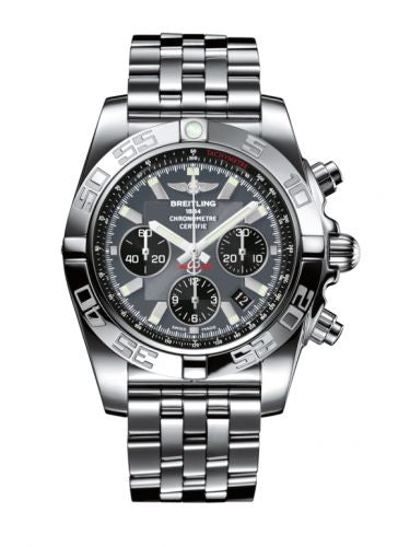 Remontoir à montres pour montre Breitling Chronomat Chronomat 44 Stainless Steel / Noireeye Gris / Bracelet