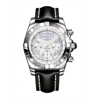 Remontoir à montres pour montre Breitling Chronomat Chronomat 44 Stainless Steel / Pearl Roman / Calf