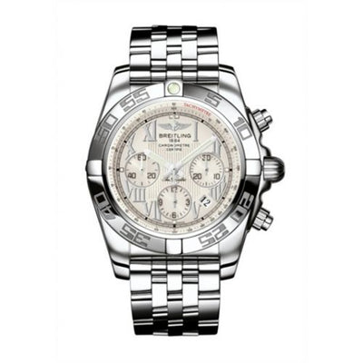 Remontoir à montres pour montre Breitling Chronomat Chronomat 44 Stainless Steel / Sierra Argent Roman / Bracelet
