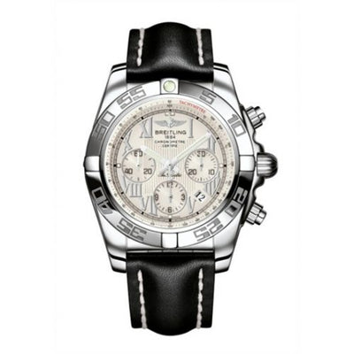 Remontoir à montres pour montre Breitling Chronomat Chronomat 44 Stainless Steel / Sierra Argent Roman / Calf