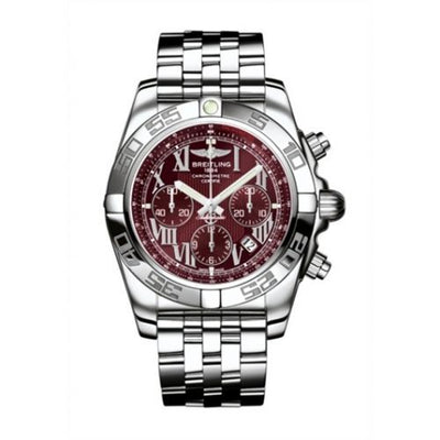 Watch Winder for watch Breitling Chronomat Chronomat 44 Stainless Steel / Mirage Red / Bracelet