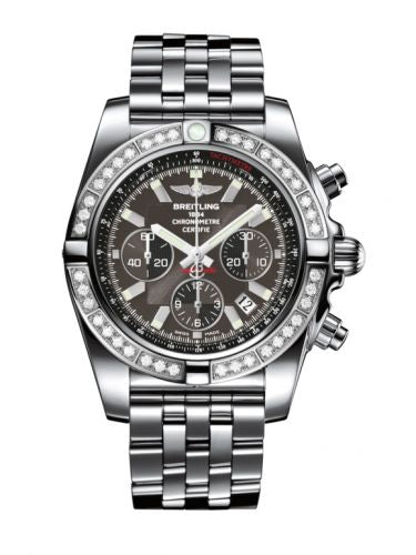 Remontoir à montres pour montre Breitling Chronomat Chronomat 44 Stainless Steel / Diamond / Carbon Noire / Bracelet