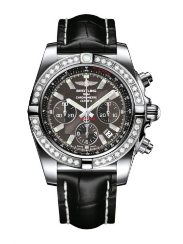 Remontoir à montres pour montre Breitling Chronomat Chronomat 44 Stainless Steel / Diamond / Carbon Noire / Croco