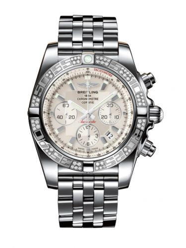 Remontoir à montres pour montre Breitling Chronomat Chronomat 44 Stainless Steel / Diamond / Sierra Argent / Bracelet