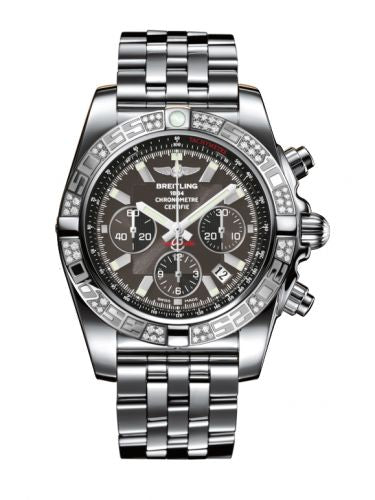 Remontoir à montres pour montre Breitling Chronomat Chronomat 44 Stainless Steel / Diamond / Carbon Noire / Bracelet