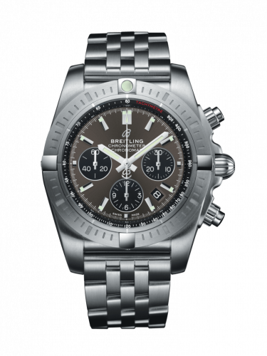 Watch Winder for watch Breitling Chronomat Chronomat B01 Chronograph 44 Stainless Steel / Blackeye Grey / Bracelet