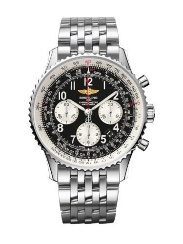Remontoir à montres pour montre Breitling Navitimer Navitimer 01 43 Stainless Steel / Noire Arabic / Bracelet