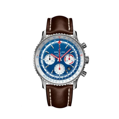 Watch Winder for watch Breitling Navitimer Navitimer 1 B01 Chronograph 43 Stainless Steel / Airline Editions American Airlines / Calf / Pin
