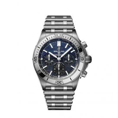 Remontoir à montres pour montre Breitling Chronomat Chronomat B01 42 Stainless Steel / Noire MOP / Japan