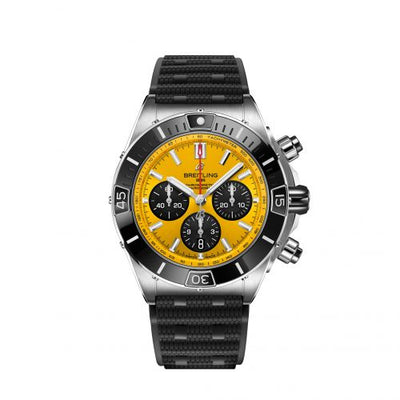 Remontoir à montres pour montre Breitling Chronomat Super Chronomat B01 44 Stainless Steel / Yellow / Rubber / China