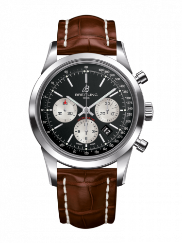 Watch Winder for watch Breitling Transocean Transocean Chronograph Stainless Steel / Reverse Panda / Croco / Folding