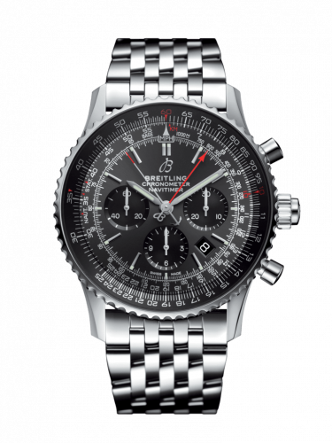 Remontoir à montres pour montre Breitling Navitimer Navitimer Rattrapante Stainless Steel / Stratos Gray / Bracelet / Boutique Edition