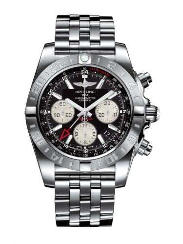 Remontoir à montres pour montre Breitling Chronomat Chronomat 44 GMT Stainless Steel / Onyx Noire / Bracelet