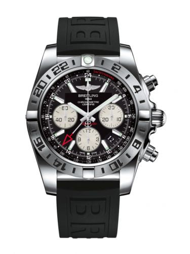 Remontoir à montres pour montre Breitling Chronomat Chronomat 44 GMT Stainless Steel / Onyx Noire / Rubber