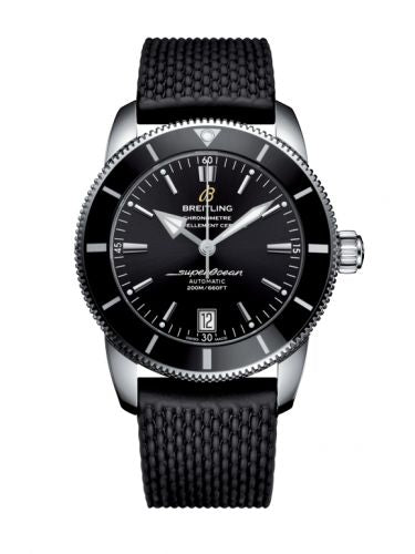 Remontoir à montres pour montre Breitling Superocean Heritage Superocean Heritage II 42 Stainless Steel / Noire / Noire / Rubber / Pin