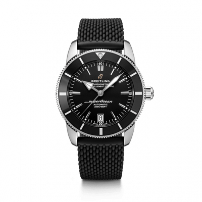 Remontoir à montres pour montre Breitling Superocean Heritage Superocean Heritage II 42 Stainless Steel / Noire / Noire / Rubber / Folding
