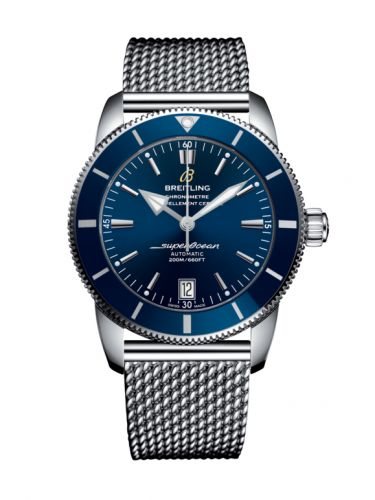 Remontoir à montres pour montre Breitling Superocean Heritage Superocean Heritage II 42 Stainless Steel / Bleu / Bleu / Bracelet