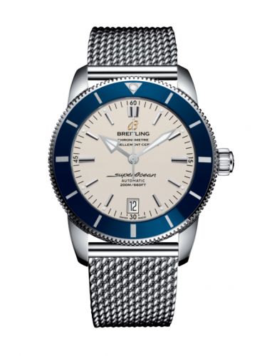 Remontoir à montres pour montre Breitling Superocean Heritage Superocean Heritage II 42 Stainless Steel / Bleu / Argent / Bracelet