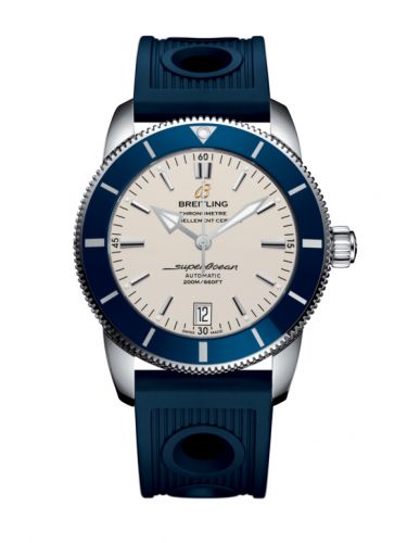 Remontoir à montres pour montre Breitling Superocean Heritage Superocean Heritage II 42 Stainless Steel / Bleu / Argent / Rubber / Pin