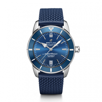 Remontoir à montres pour montre Breitling Superocean Heritage Superocean Heritage II 42 Stainless Steel / Bleu / Bleu / Rubber / Folding