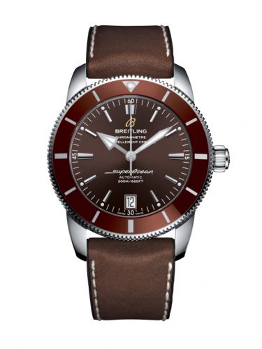 Remontoir à montres pour montre Breitling Superocean Heritage Superocean Heritage II 42 Stainless Steel / Bronze / Bronze / Rubber Leather