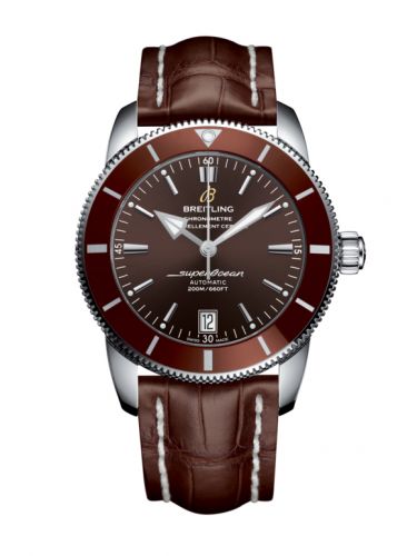 Remontoir à montres pour montre Breitling Superocean Heritage Superocean Heritage II 42 Stainless Steel / Bronze / Bronze / Croco
