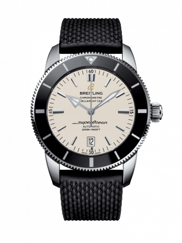 Remontoir à montres pour montre Breitling Superocean Heritage Superocean Heritage II 46 Stainless Steel / Noire / Argent / Rubber / Folding