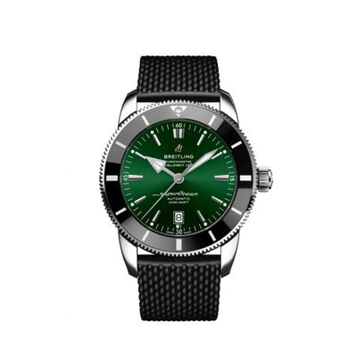 Remontoir à montres pour montre Breitling Superocean Heritage Superocean Heritage II 46 Stainless Steel / Verte / Rubber