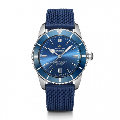 Remontoir à montres pour montre Breitling Superocean Heritage Superocean Heritage II 46 Stainless Steel / Bleu / Bleu / Aero Classic