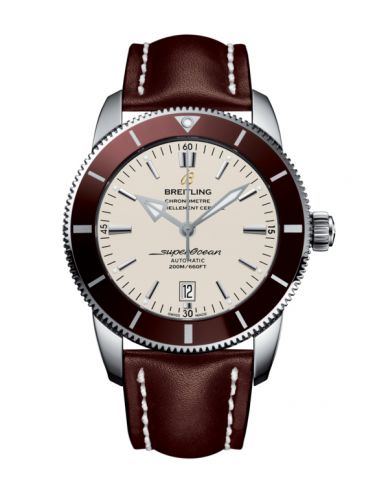 Remontoir à montres pour montre Breitling Superocean Heritage Superocean Heritage II 46 Stainless Steel / Bronze / Argent / Calf / Pin