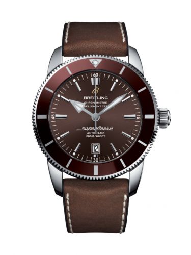 Remontoir à montres pour montre Breitling Superocean Heritage Superocean Heritage II 46 Stainless Steel / Bronze / Bronze / Rubber Leather