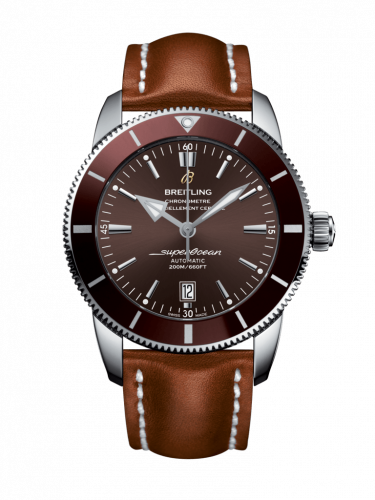 Remontoir à montres pour montre Breitling Superocean Heritage Superocean Heritage II 46 Stainless Steel / Bronze / Bronze / Calf / Pin