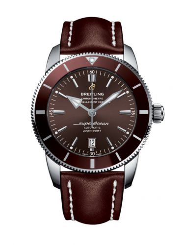 Remontoir à montres pour montre Breitling Superocean Heritage Superocean Heritage II 46 Stainless Steel / Bronze / Bronze / Calf / Pin