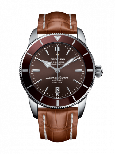Remontoir à montres pour montre Breitling Superocean Heritage Superocean Heritage II 46 Stainless Steel / Bronze / Bronze / Croco / Pin