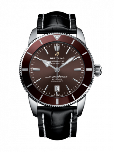 Remontoir à montres pour montre Breitling Superocean Heritage Superocean Heritage II 46 Stainless Steel / Bronze / Bronze / Croco / Pin
