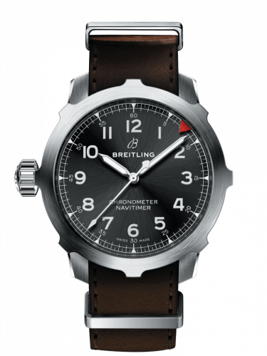 Watch Winder for watch Breitling Aviatior 8 Navitimer Super 8 B20 Automatic 46 Stainless Steel / Black / NATO