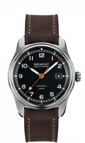 Uhrenbeweger für Uhr Bremont Airco Airco Mach 1 Stainless Steel / Black / Calf