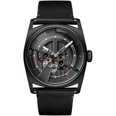 Remontoir à montres pour montre CODE41 Anomaly-01 Anomaly-01 Noire PVD / Noire