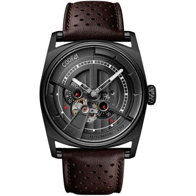 Remontoir à montres pour montre CODE41 Anomaly-01 Anomaly-01 Noire PVD / Noire