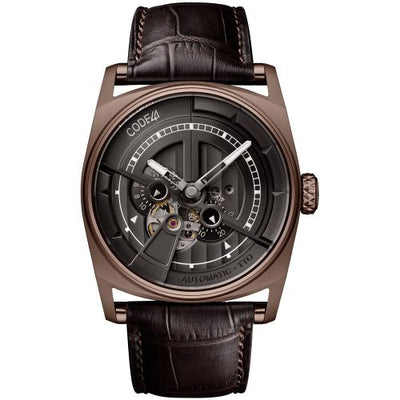 Remontoir à montres pour montre CODE41 Anomaly-01 Anomaly-01 Marron PVD / Marron